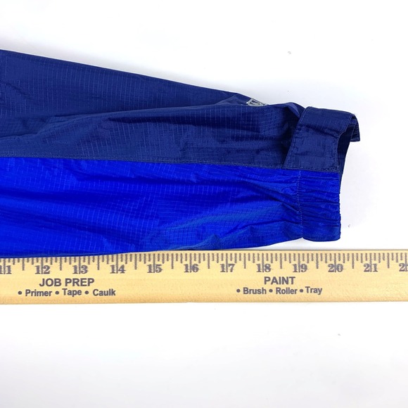 LL Bean Tek Trail Rain Jacket Misses Md Blue Hooded Full Zip Waterproof Windbrkr - Picture 13 of 16
